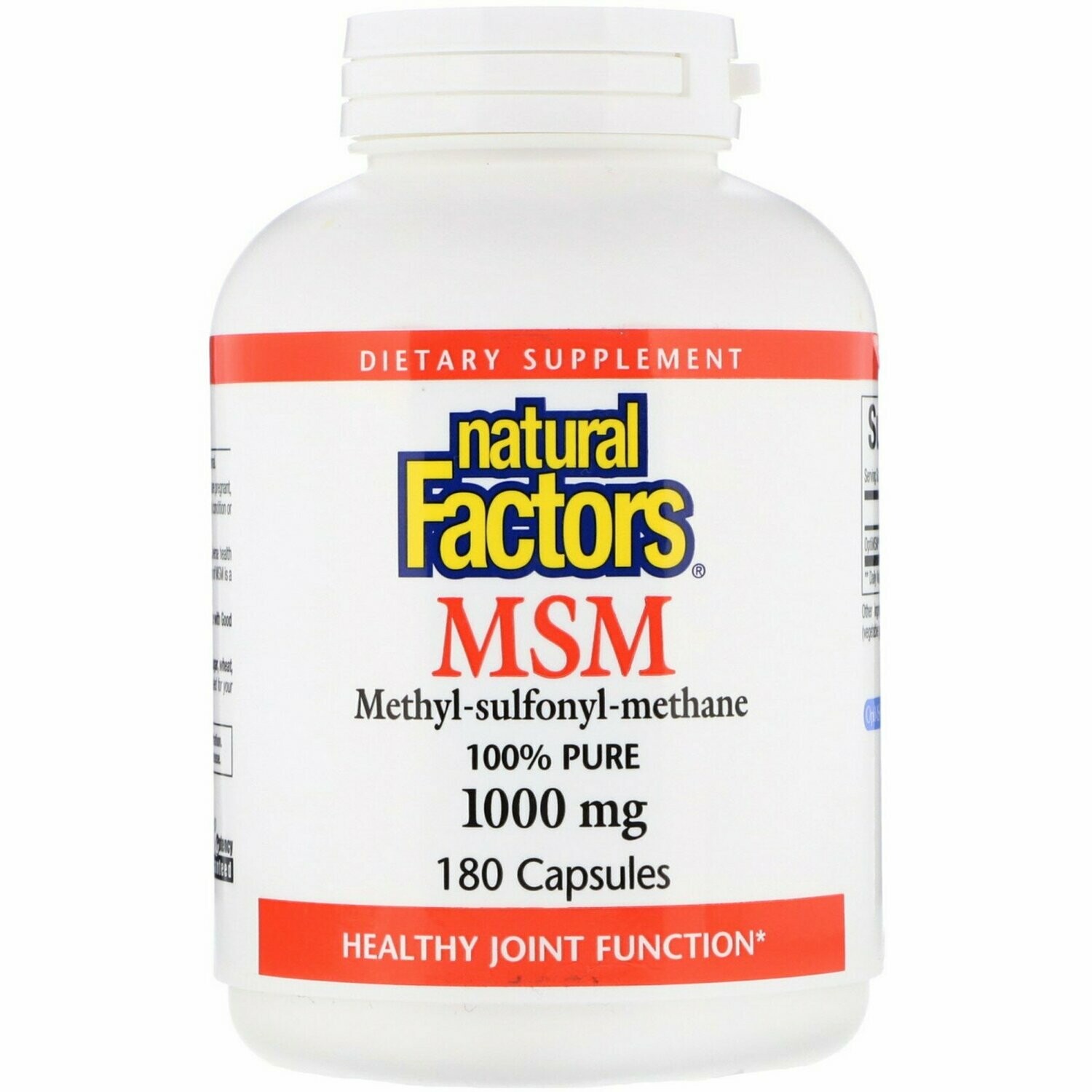 Natural Factors Msm 1000 Mg Cap 180
