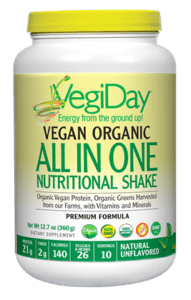 Natural Factors VegiDay Organic ALL IN ONE Natural 12.7oz