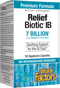 Natural Factors Relief Biotic IB 30Vcap