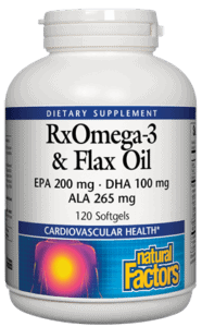 Natural Factors Womensense RXOmega3 Fish EPO Flax 120sg