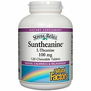 Natural Factors S-R Suntheanine Chew Tab 120