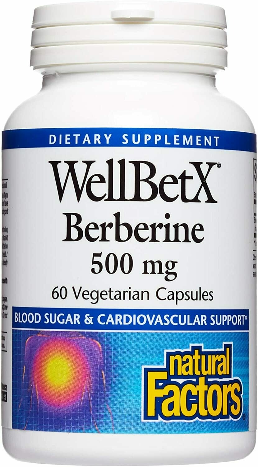 Natural Factors WellBetXBerberine 500 Mg Vcap 60
