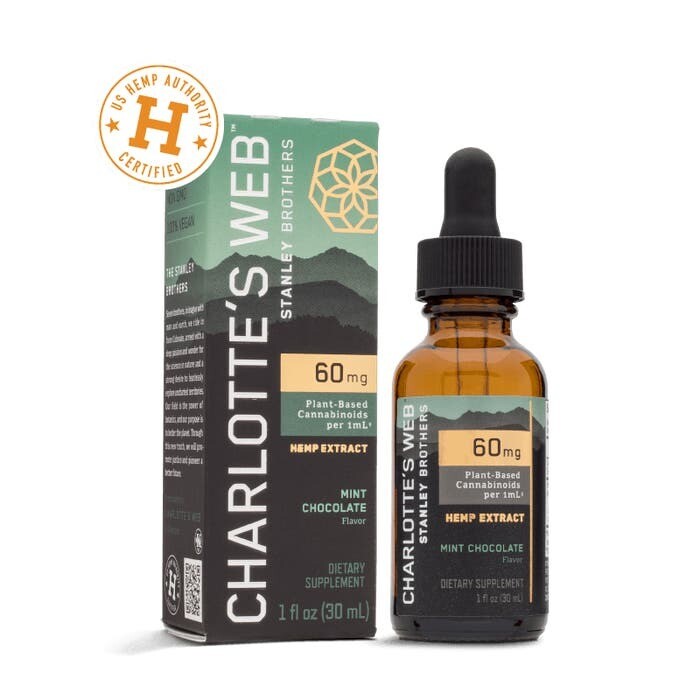 Charlotte&#39;s Web 60 Mg Mint Choco 1 Fl Oz