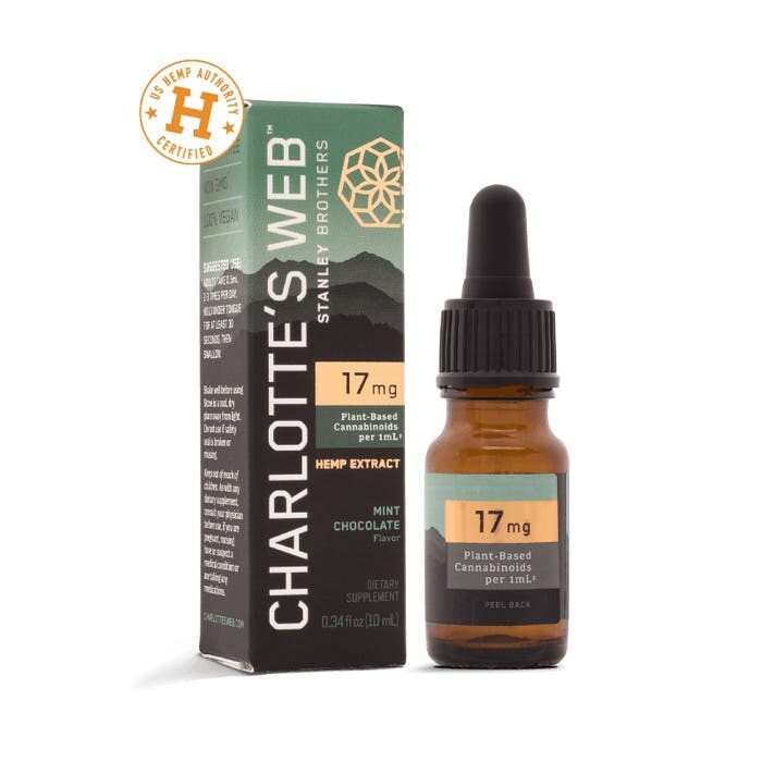 Charlotte&#39;s Web 17 Mg Mint Choco .34 Fl Oz