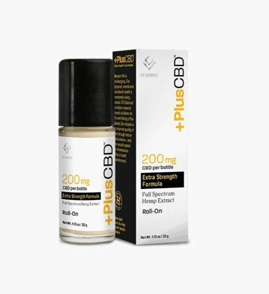 CVScience Plus CBD Oil Roll On 200mg 1.13oz**