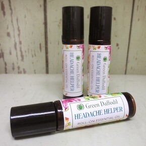 Green Daffodil Headache Helper Roll On