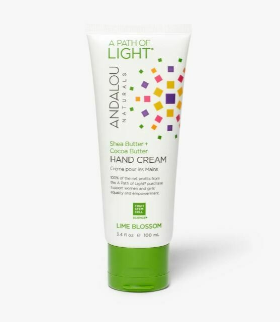 Andalou Hand Cream Lime Blossom 3.4oz