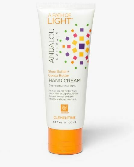 Andalou Hand Cream Clementine 3.4oz