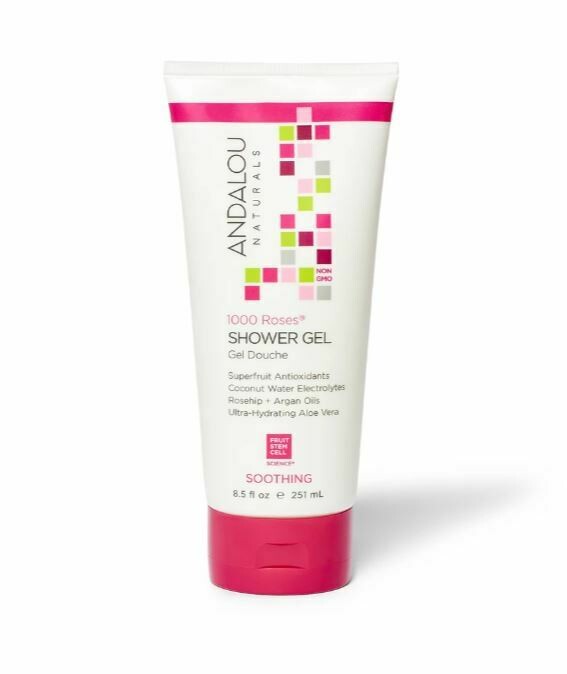 Andalou Shower Gel Roses 8.5oz