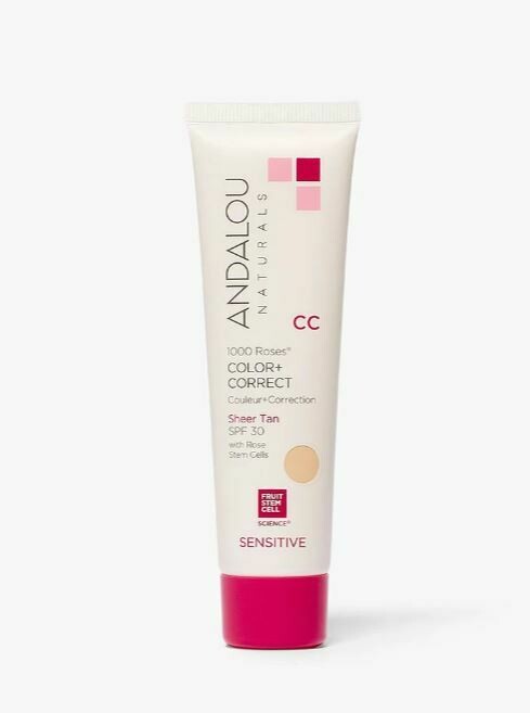 Andalou Roses CC Sheer Tan 2oz