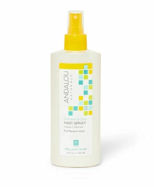 Andalou Sunflower Citrus Med Hold Hairspray 8.2oz