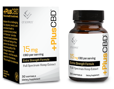 CVScience Plus CBD Gold 15mg 30sgel**