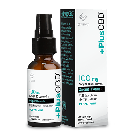 CVScience Plus CBD Green 5mg Spray Peppermint 1oz**