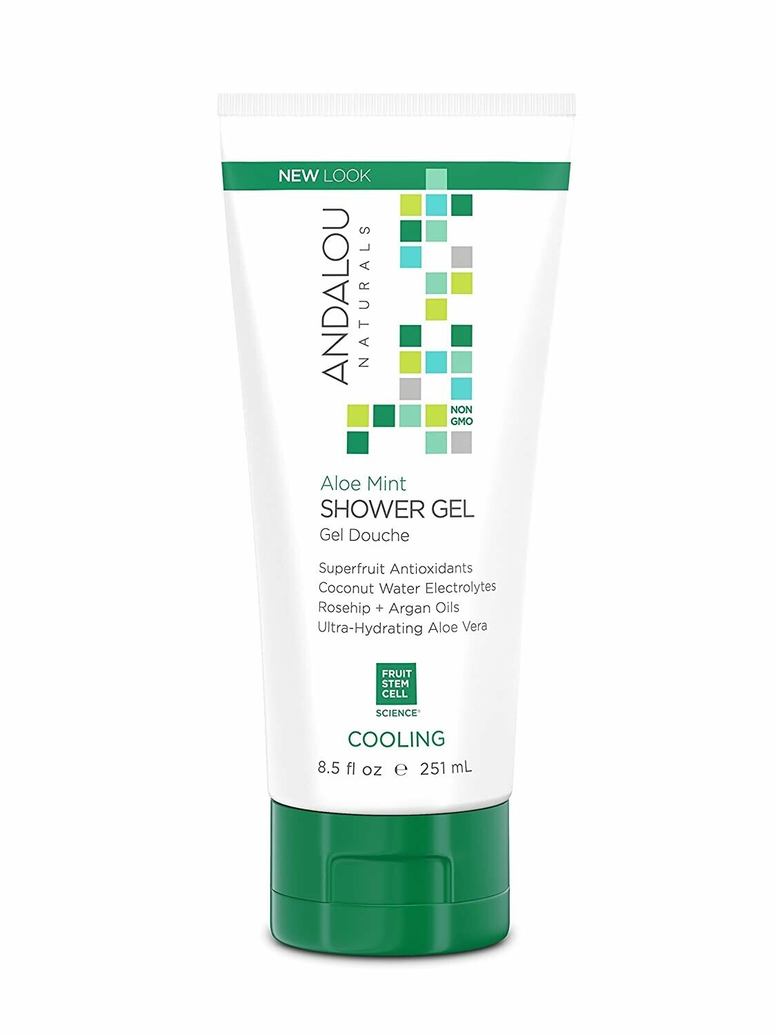 Andalou Shower Gel Aloe Mint 8.5oz