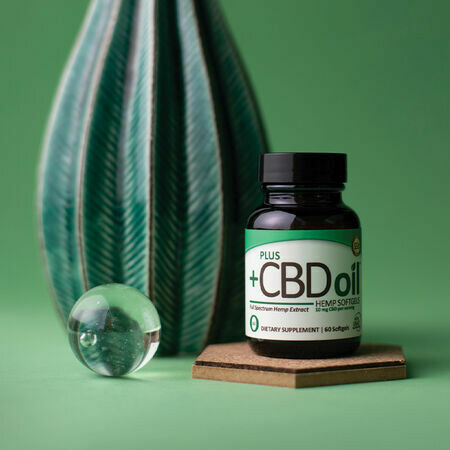 CVScience Plus CBD Green 10mg 60sgel**