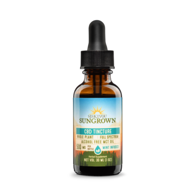 Siskiyou CBD 500mg MCT Oil Mint 1oz