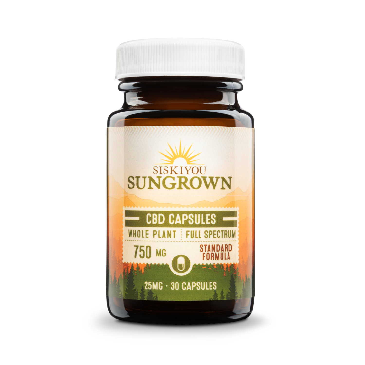 Siskiyou CBD 25mg 30cap