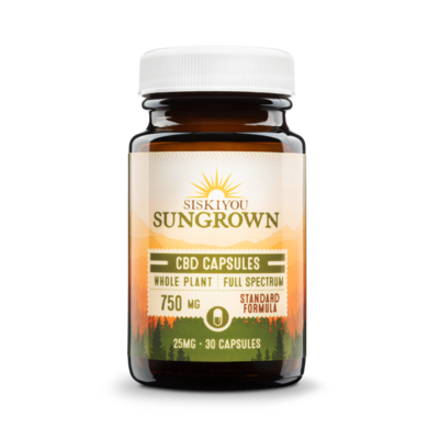 Siskiyou CBD 25mg 30cap
