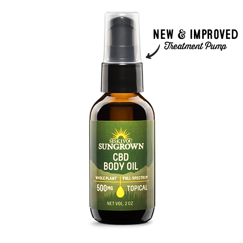 Siskiyou CBD 500mg Body Oil 2oz