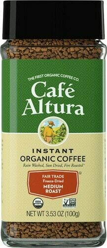 Cafe Altura Freeze Dried Medium Roast 3.53oz