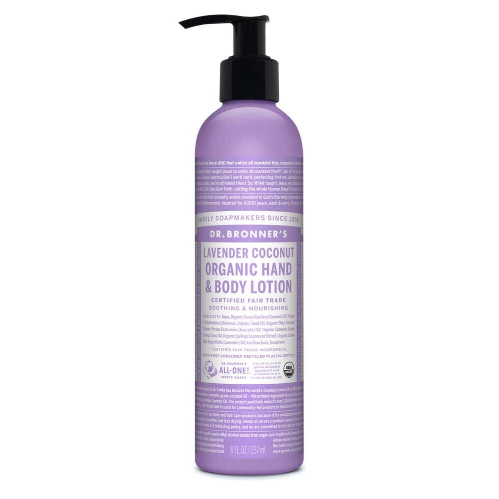 Dr. Bronner&#39;s Hand Body Lotion Lavender Coconut 8oz
