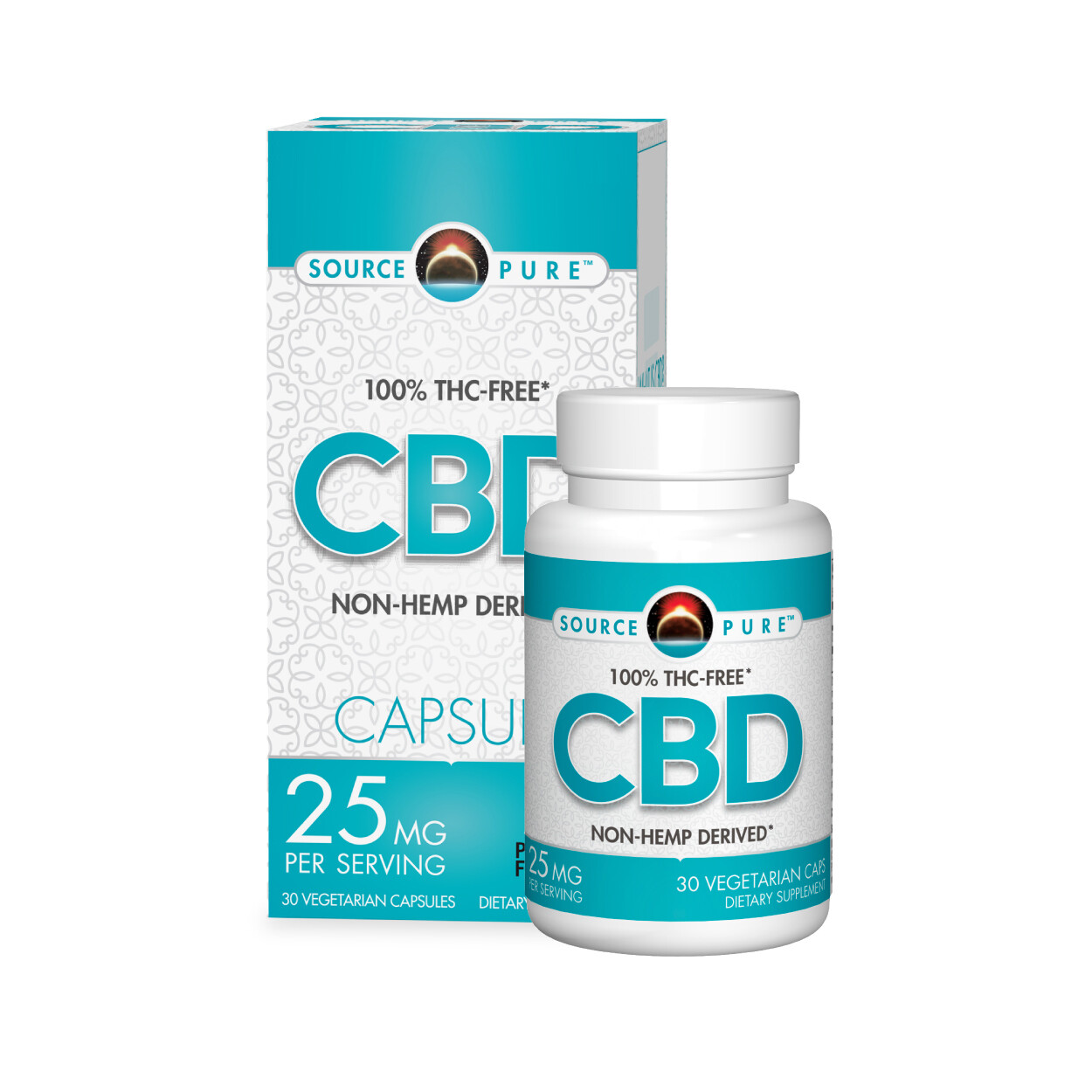 Source Naturals CBD 25mg THC Free 30cap