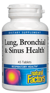 Natural Factors Lung, Bronchial &amp; Sinus Health 90tab