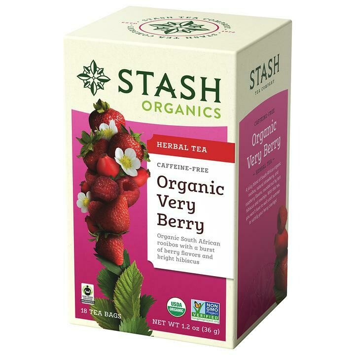 Stash Organic Very Berry Tea 18ct