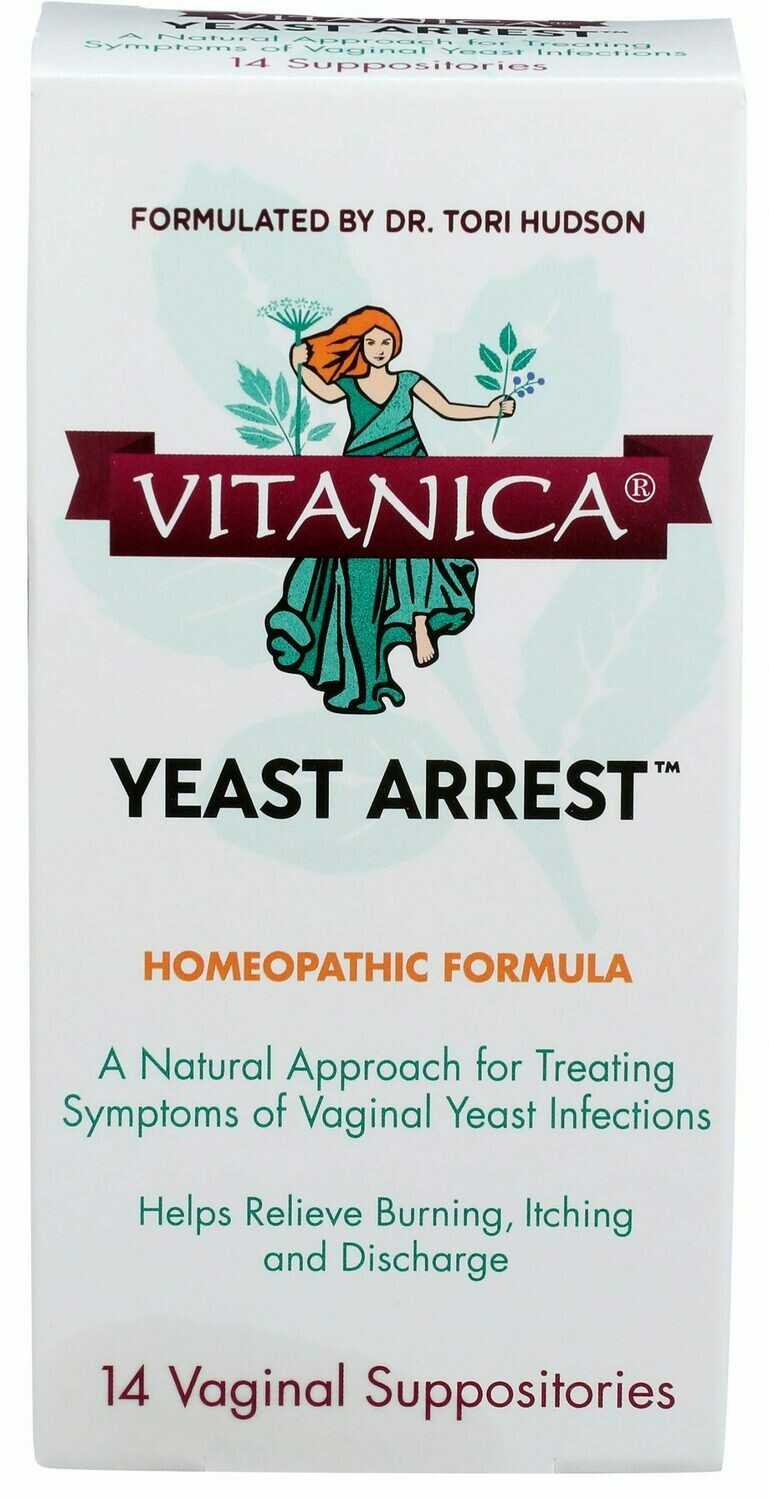 Vitanica Yeast Arrest Suppositories
