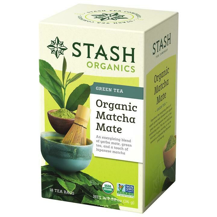 Stash Organic Matcha Mate Tea 18ct