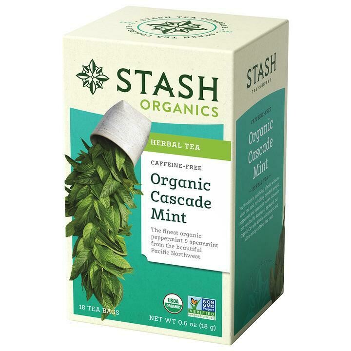 Stash Organic Cascade Mint Tea 18ct