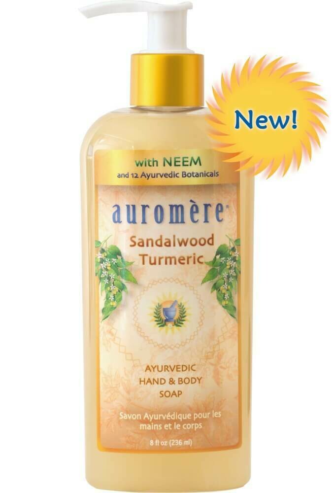 Auromere Sandalwood Turmeric Hand &amp; Body Soap