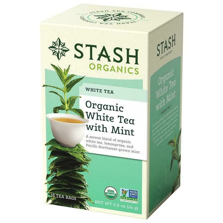 Stash Organic White Tea With Mint 18ct