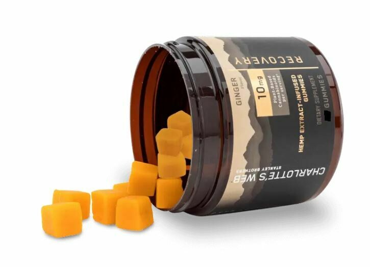 Charlotte&#39;s Web CBD Recovery Gummies Ginger 30ct