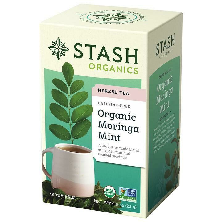 Stash Organic Moringa Mint Tea 18ct