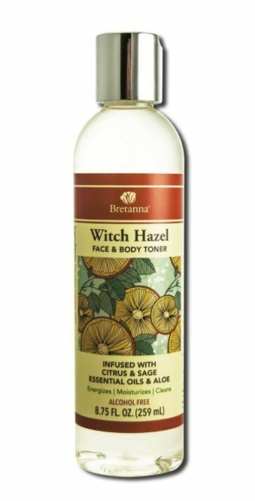 Bretanna Witch Hazel Citrus Sage Facial &amp; Body Toner 8.75oz