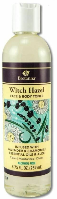 Bretanna Witch Hazel Lavender Facial &amp; Body Toner 8.75oz