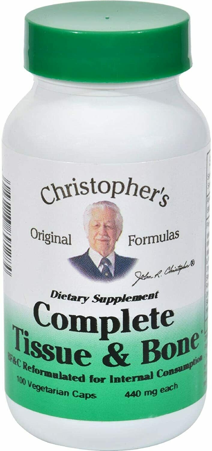 Dr. Christopher&#39;s Complete Tissue &amp; Bone 100cap