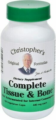 Dr. Christopher&#39;s Complete Tissue &amp; Bone 100cap