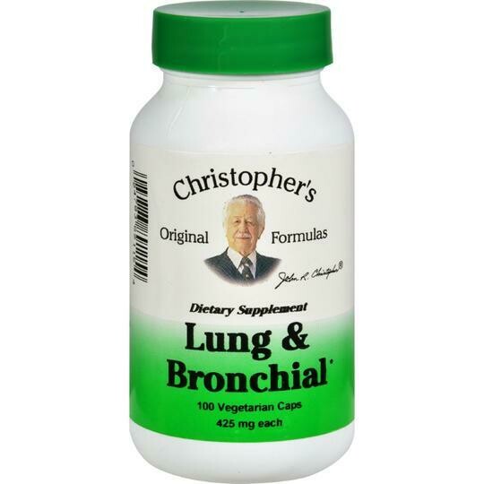 Dr. Christopher&#39;s Lung Bronchial 100cap