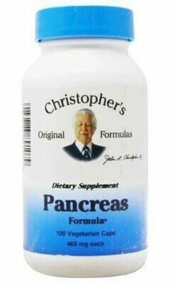 Dr. Christopher&#39;s Pancreas Formula 100cap