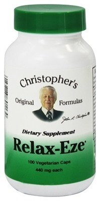 Dr. Christopher&#39;s Relax-Eze 100 Veg Cap 440mg/cap