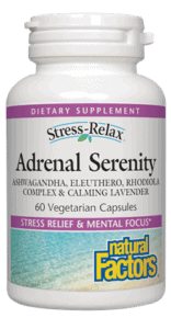 Natural Factors Adrenal Serenity 60 Veg Cap