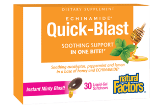 Natural Factors Quick Blast 30 Liquid Gel Soft Chews