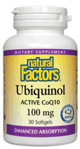 Natural Factors Ubiquinol 100mg 60sgel