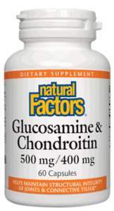 Natural Factors Glucosamine &amp; Chondroitin 500/400mg 120caps