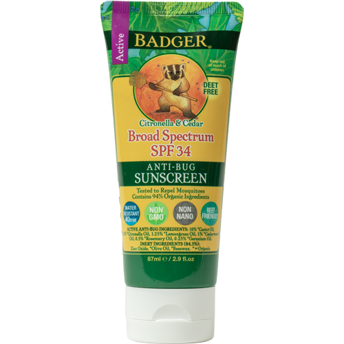 Badger Anti-Bug 34spf Sunscreen 2.9oz