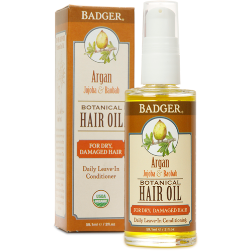 Badger Argan Jojoba &amp; Baobob Botanical Hair Oil