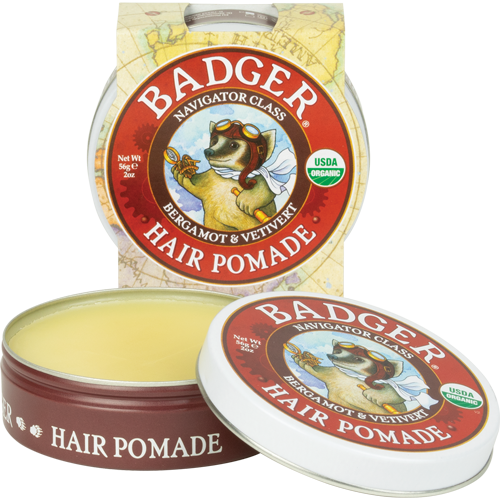 Badger Balm Hair Pomade 2oz Tin