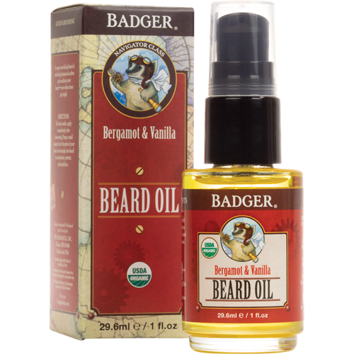 Badger Beard Oil Bergamot &amp; Vanilla 1oz